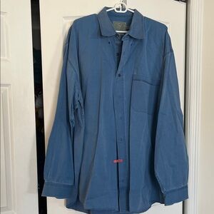 Blue Button-Up Shirt